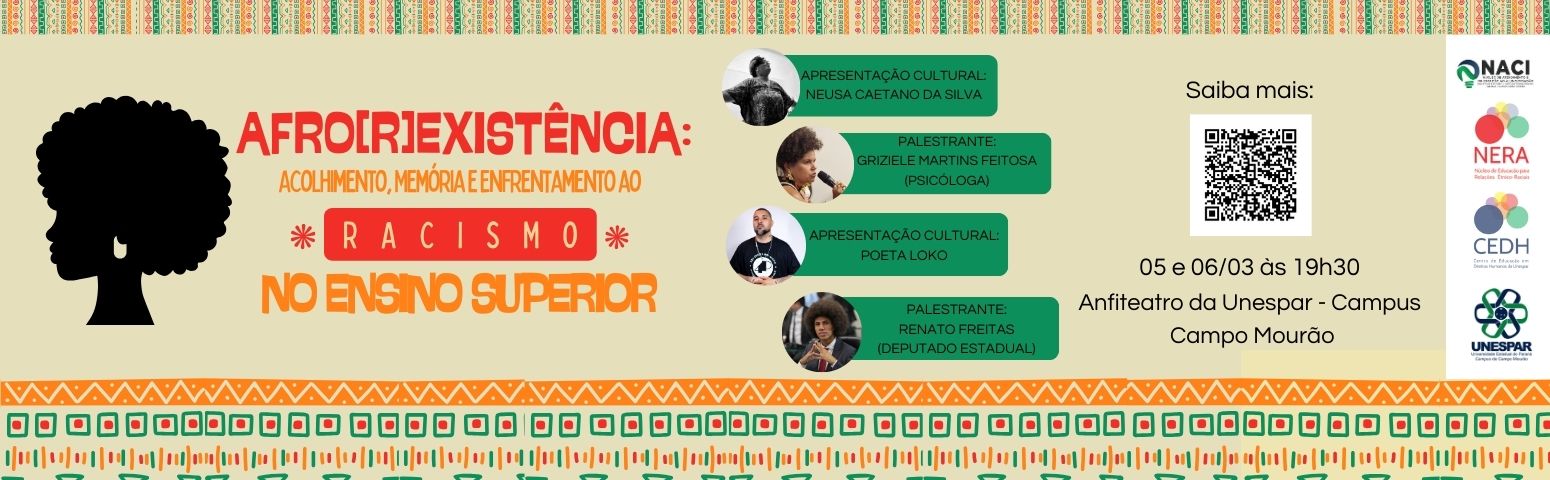 Afro[r]esistência: acolhimento, memória e enfrentamento ao racismo no ensino superior
