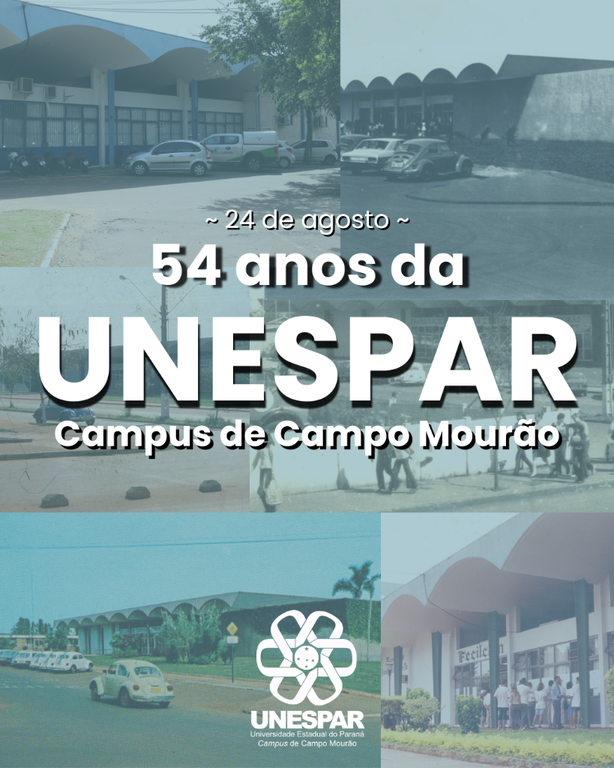 Campus de Campo Mourão da Unespar celebra 54 anos nesta segunda-feira