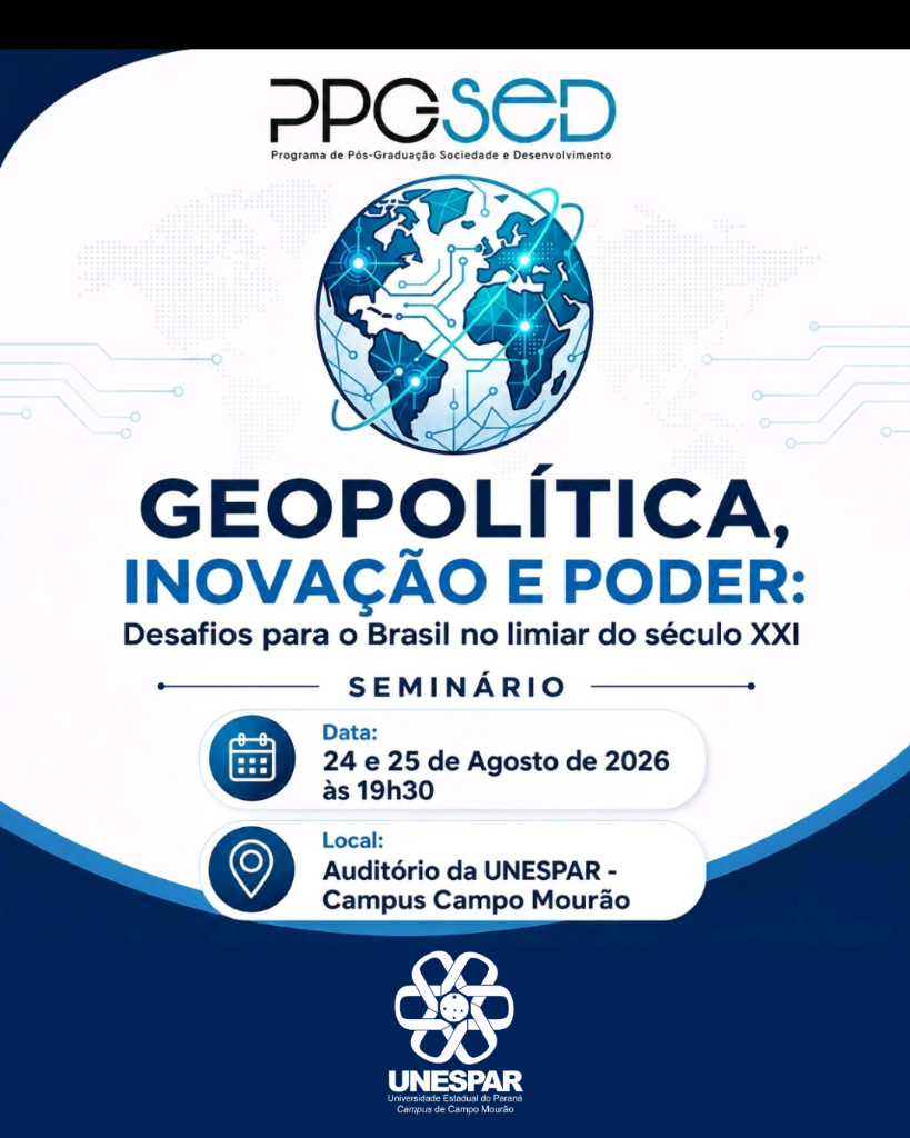 Seminário: Geopolítica, Inovação e Poder - desafios para o Brasil no limiar do século XXI