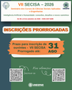 VII SECISA prorroga prazo para inscrição de ouvintes até 31 de agosto