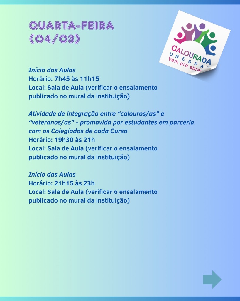 Campus de Campo Mourão se prepara para a primeira edição da Calourada Unespar 