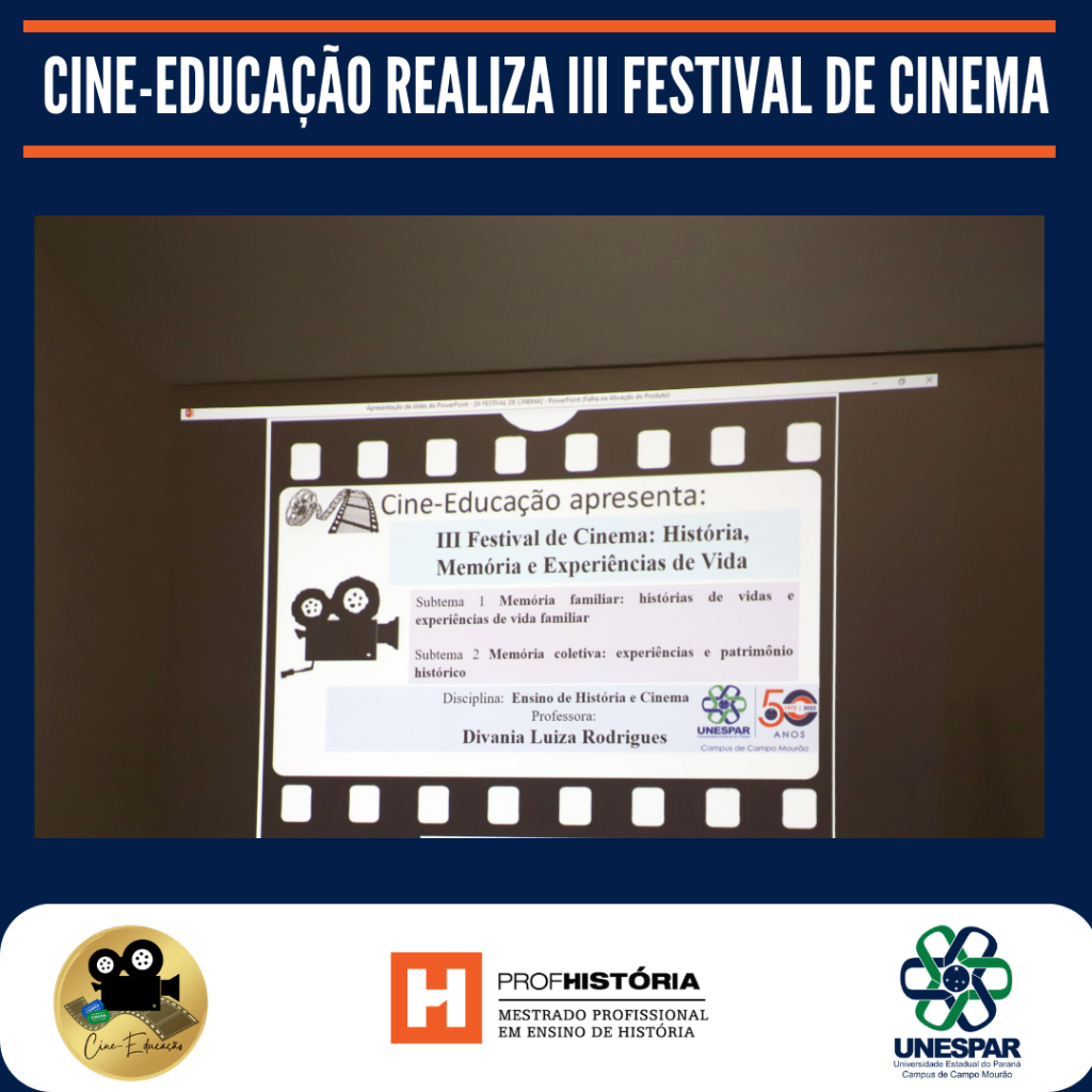 Cine-Educação realiza III Festival de Cinema