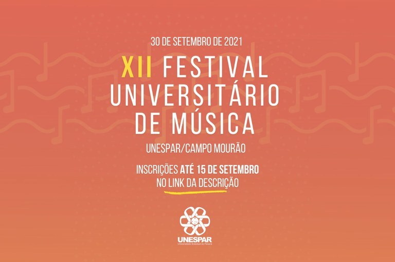 Comissão organizadora do XII Festival Universitário de Música divulga lista de classificados para primeira fase