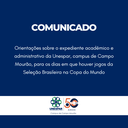 Determina expediente acadêmico e administrativo da UNESPAR - Campus de Campo Mourão, nos dias dos jogos da Seleção Brasileira na Copa do Mundo..png