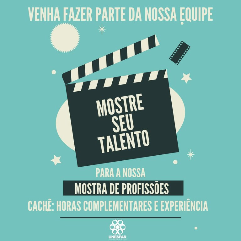 Abertas as inscrições para compor Comissão Discente de Audiovisual para a Mostra de Profissões