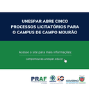 Unespar abre cinco processos licitatórios para o campus de Campo Mourão