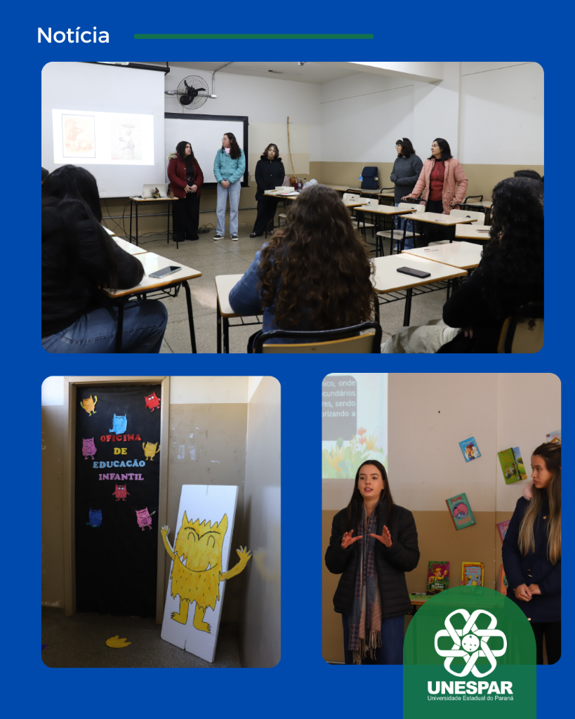 Discentes do 3º ano de Pedagogia ofertam oficinas a estudantes de cursos de Formação de Docentes