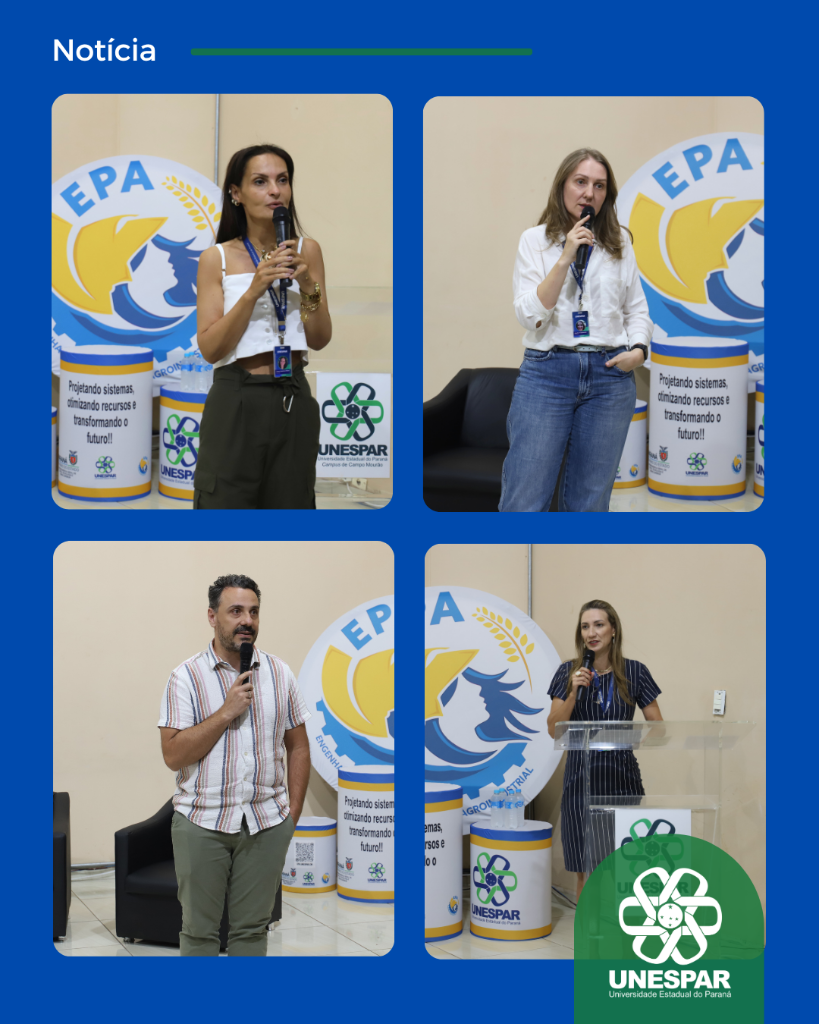 Egressos(as) de Engenharia de Produção Agroindustrial participam de roda de conversa em Aula Magna na Unespar