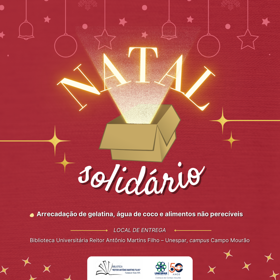 Natal Solidário - Biblioteca universitária Reitor Antônio Martins Filho