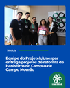 Equipe do Projetek/Unespar entrega projetos de reforma de banheiros no Campus de Campo Mourão