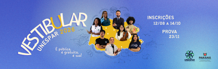 Estão abertas as inscrições para o Vestibular 2026