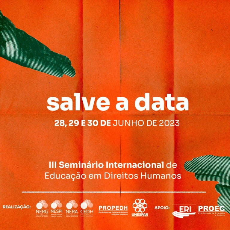 III Seminário Internacional de Educação em Direitos Humanos acontece entre 28 e 30 de junho