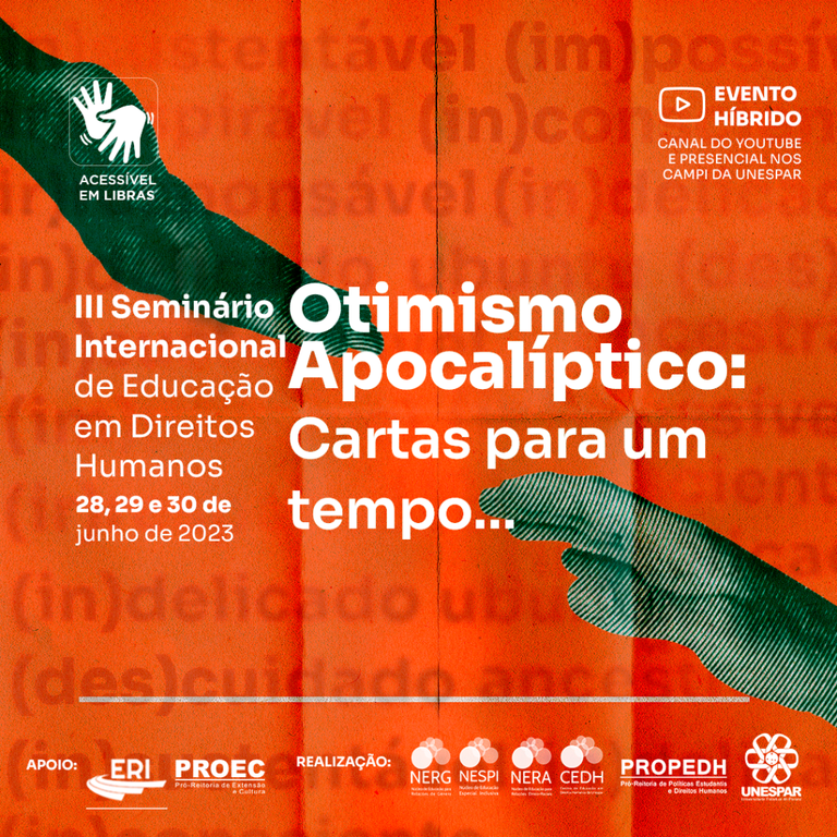 Inscrições abertas para III Seminário Internacional de Educação em Direitos Humanos