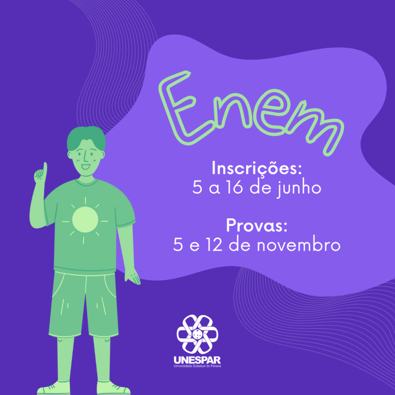 Inscrições abertas para o Enem