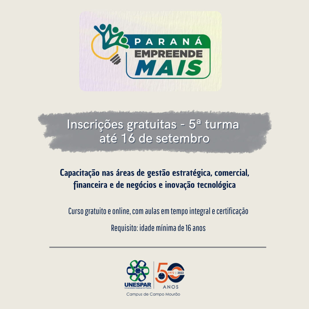 Paraná Empreende Mais - Unespar