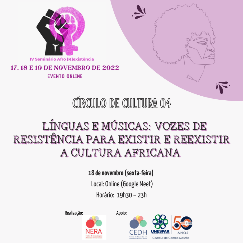 IV Seminário Afro [R]existência - Unespa