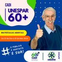 Matrículas abertas para pessoas idosas na Unespar, campus de Campo Mourão