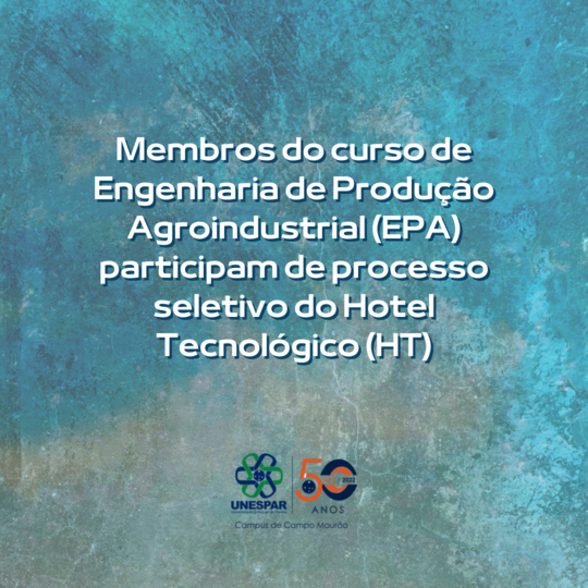Processo Seletivo - EPA - Hotel Tecnológico