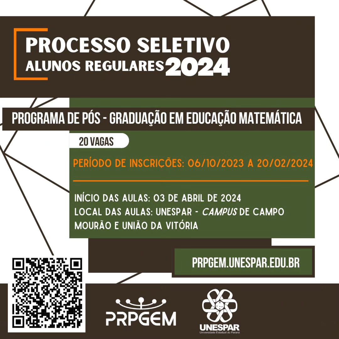 Mestrado em Matemática segue com inscrições abertas até 20 de fevereiro