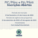PIC/Pibic e Piti/Pibiti abrem inscrições - Unespar de Campo Mourão