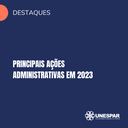 Principais ações administrativas em 2023