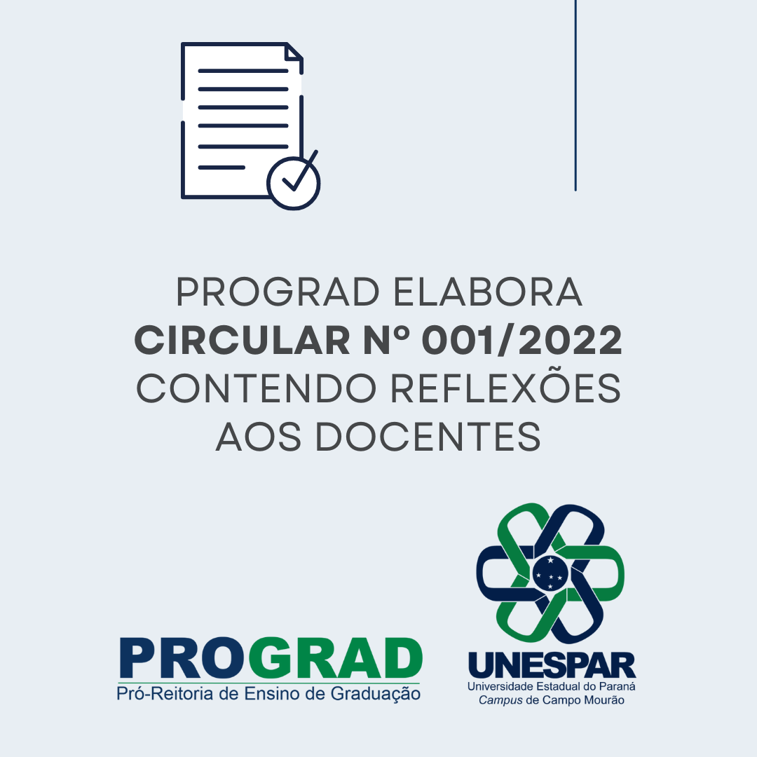 Prograd - Circular 001/2022