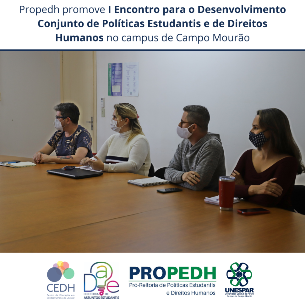 Propedh - DAE - Direção Geral - Direção Centro de Áreas - Representantes Estudantis