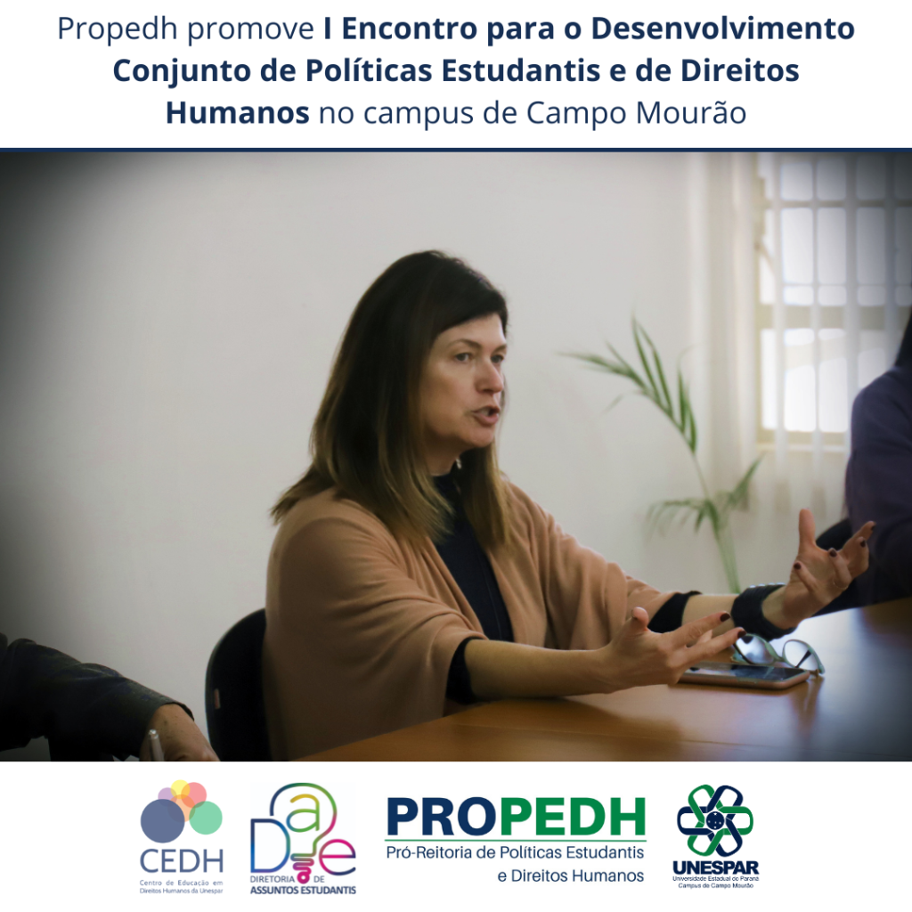 Propedh - DAE - Direção Geral - Direção Centro de Áreas - Representantes Estudantis