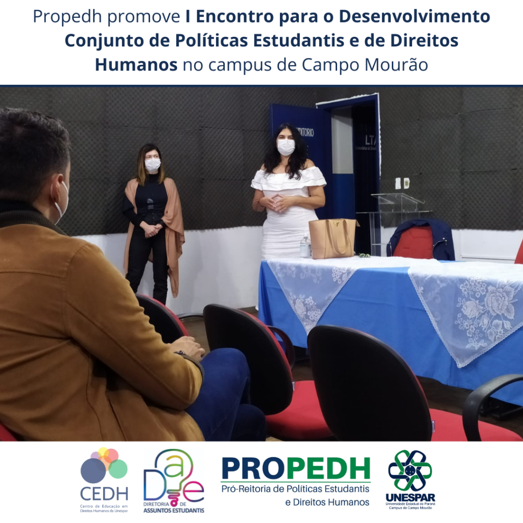 Propedh - DAE - Direção Geral - Direção Centro de Áreas - Representantes Estudantis