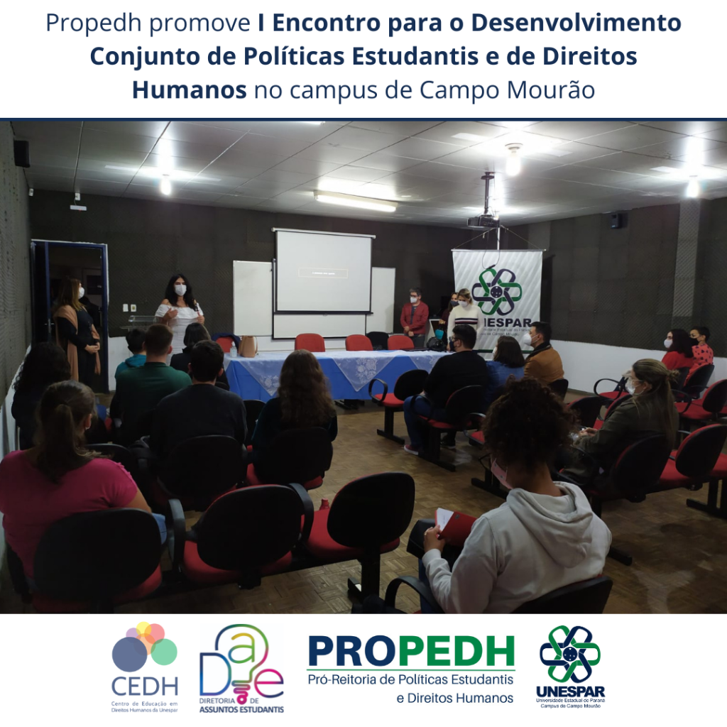 Propedh - DAE - Direção Geral - Direção Centro de Áreas - Representantes Estudantis