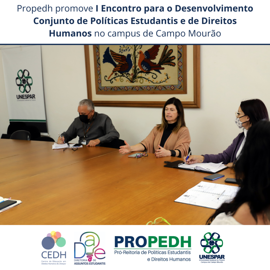 Propedh - DAE - Direção Geral - Direção Centro de Áreas - Representantes Estudantis