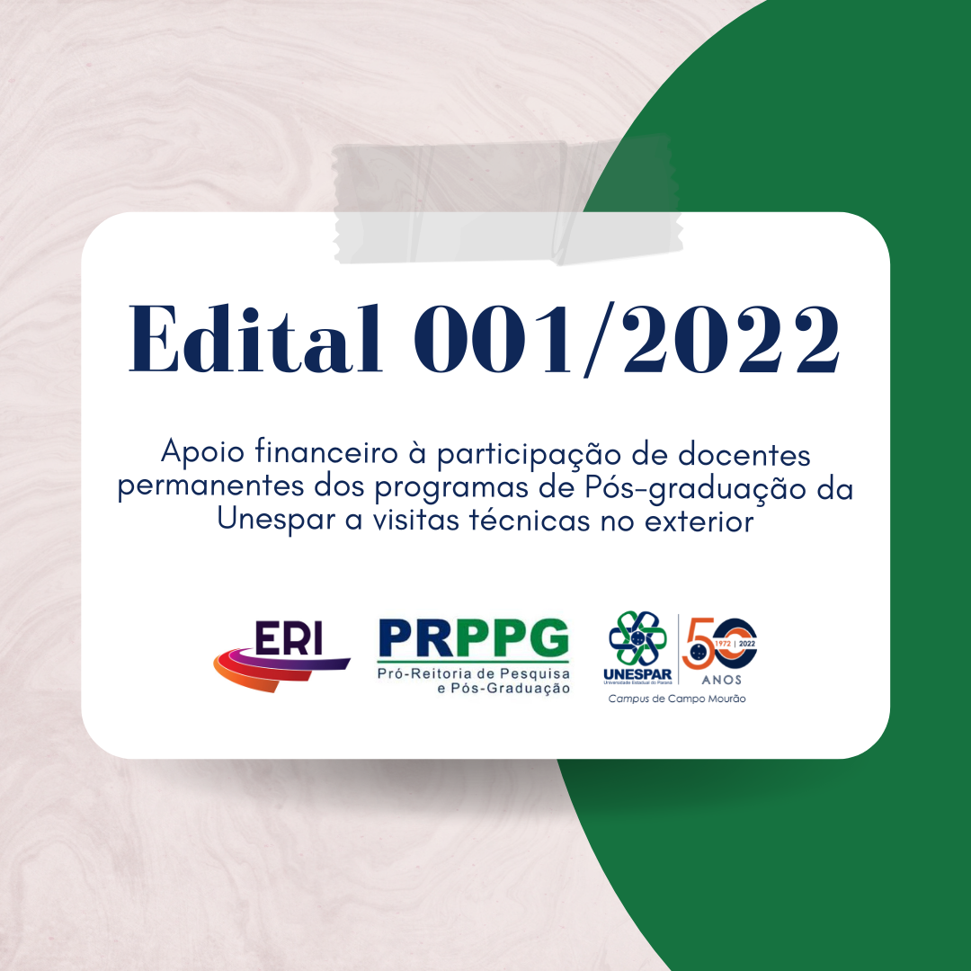 PRPPG e ERI - Unespar