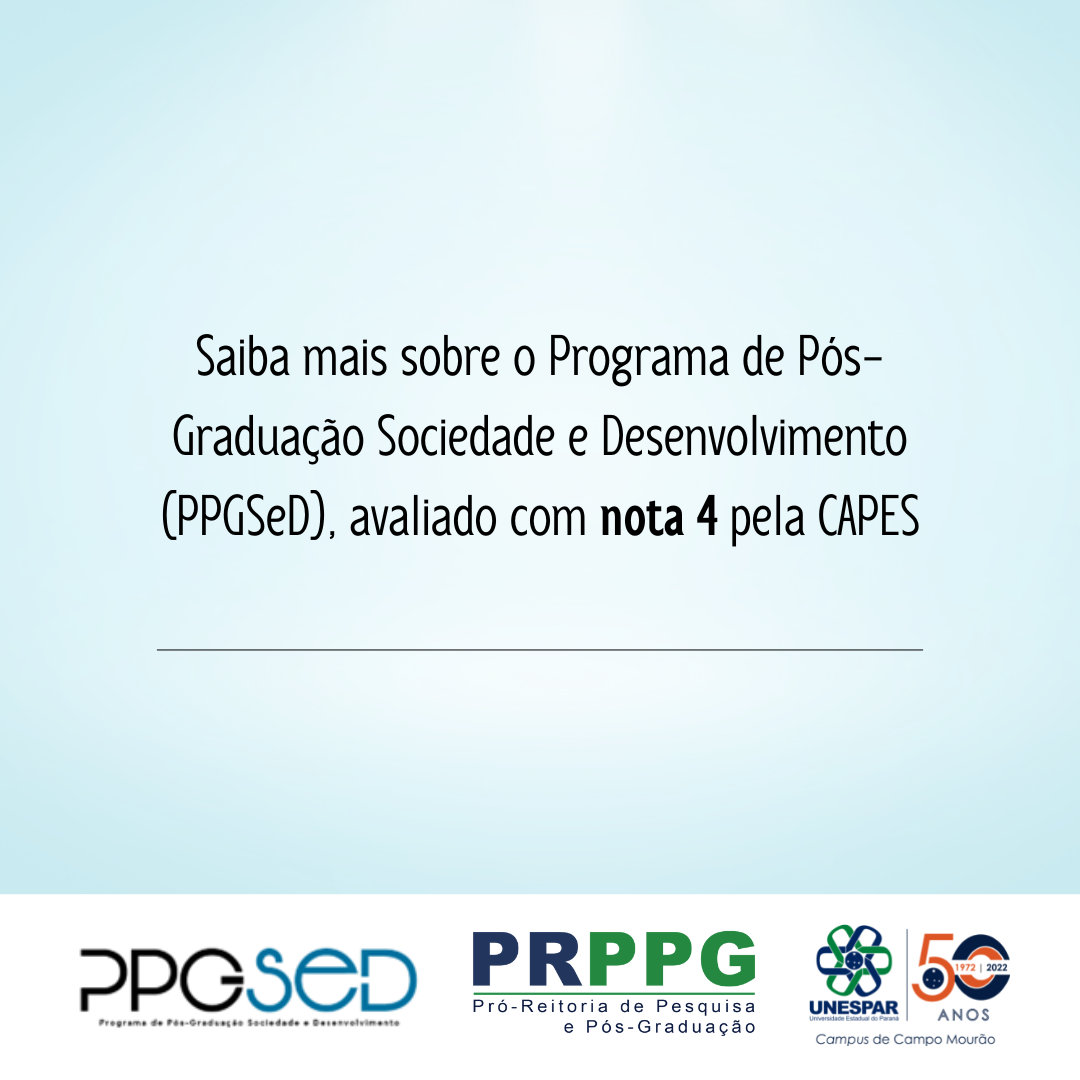 Unespar, campus de Campo Mourão - PPGSeD