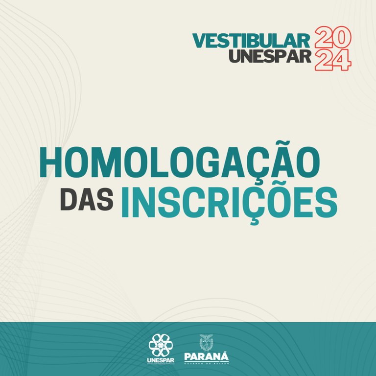 Unespar divulga lista de homologação das inscrições e registra 23% mais candidatos/as em Vestibular 2024