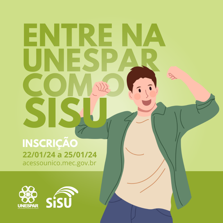 Unespar oferece 1117 vagas no Sisu 2024