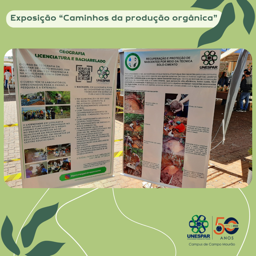Exposição “Caminhos da produção orgânica”