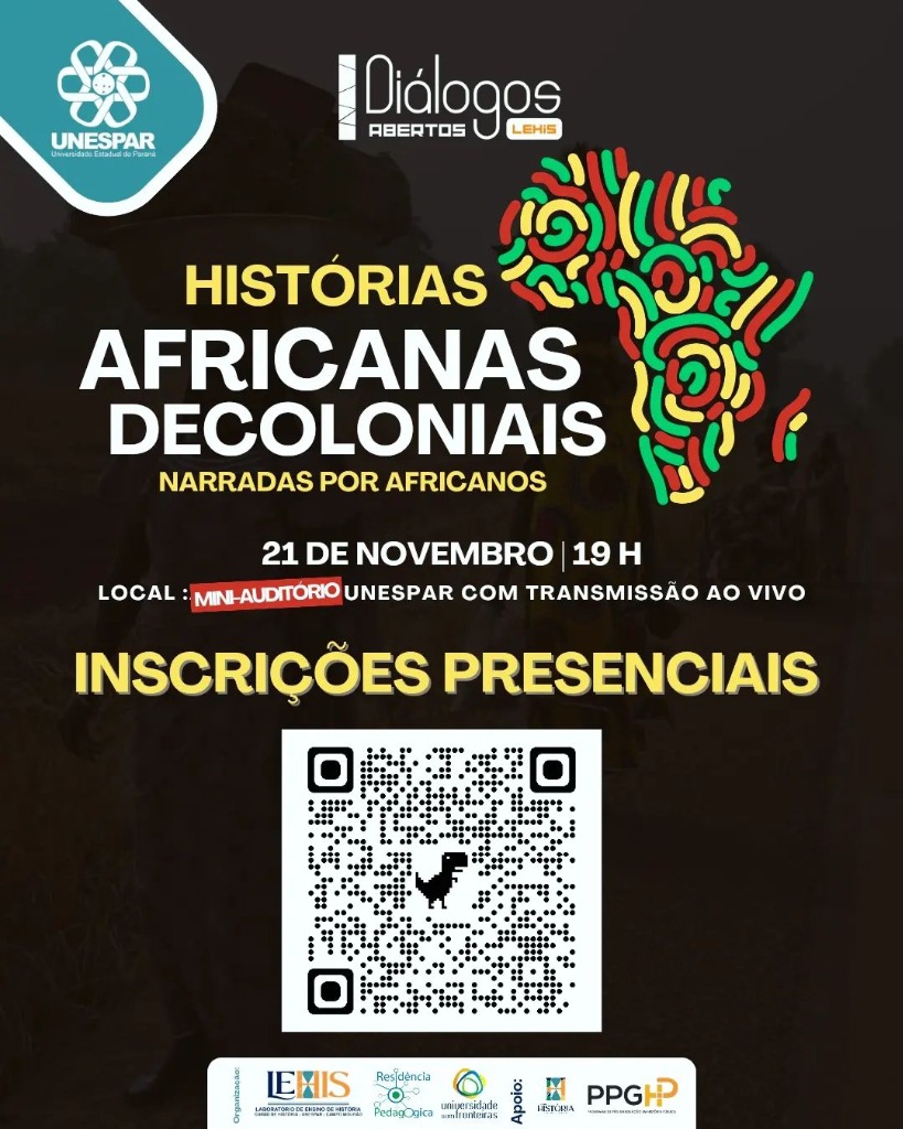 Unespar realiza Mesa Redonda sobre Histórias Africanas decoloniais 