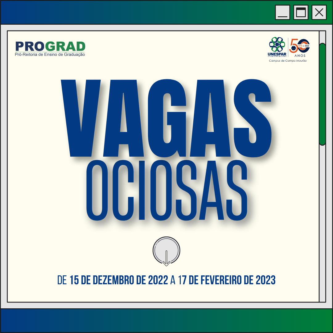 Vagas Ociosas - UNESPAR