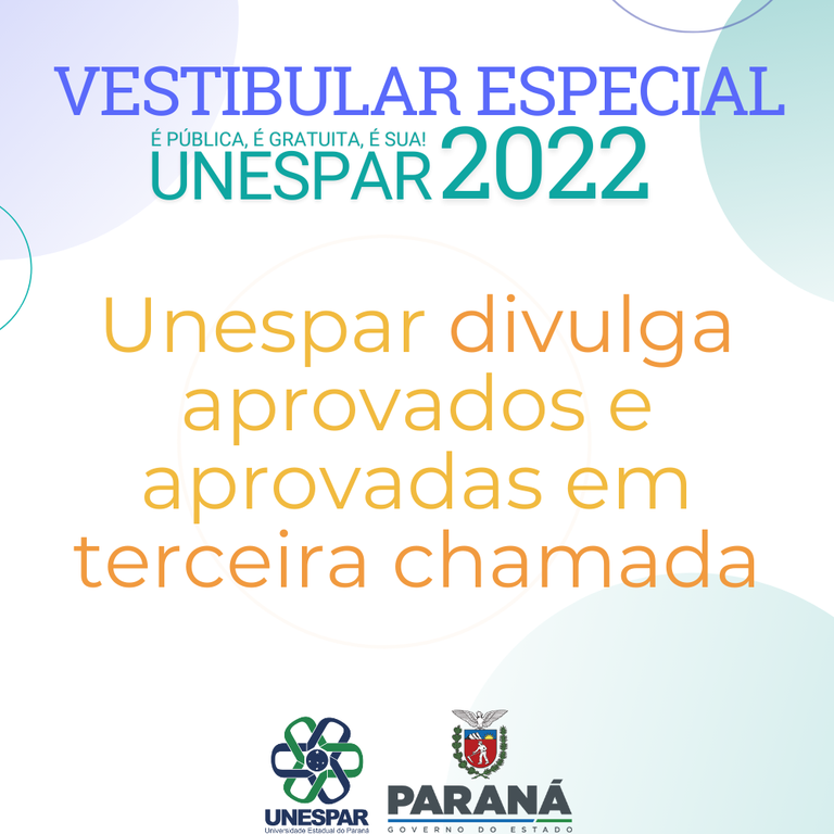 Vestibular Especial 2022 - Terceira chamada 