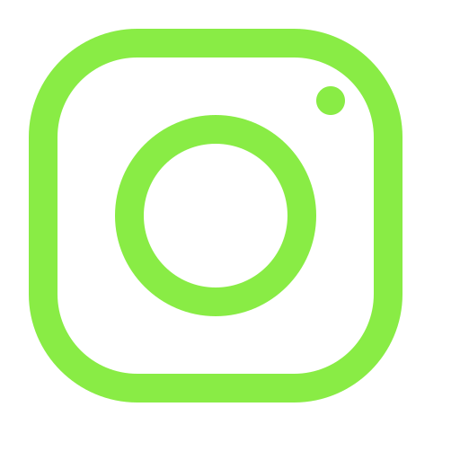 instagram icone verde limão